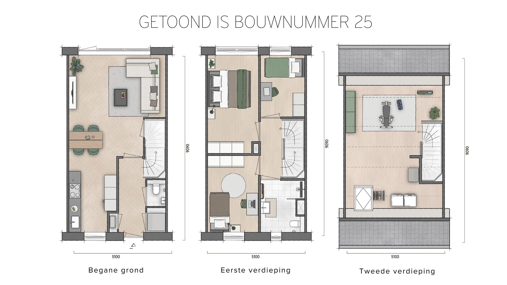 Lauwerserf - fase 2 plattegrond bouwnummer 25