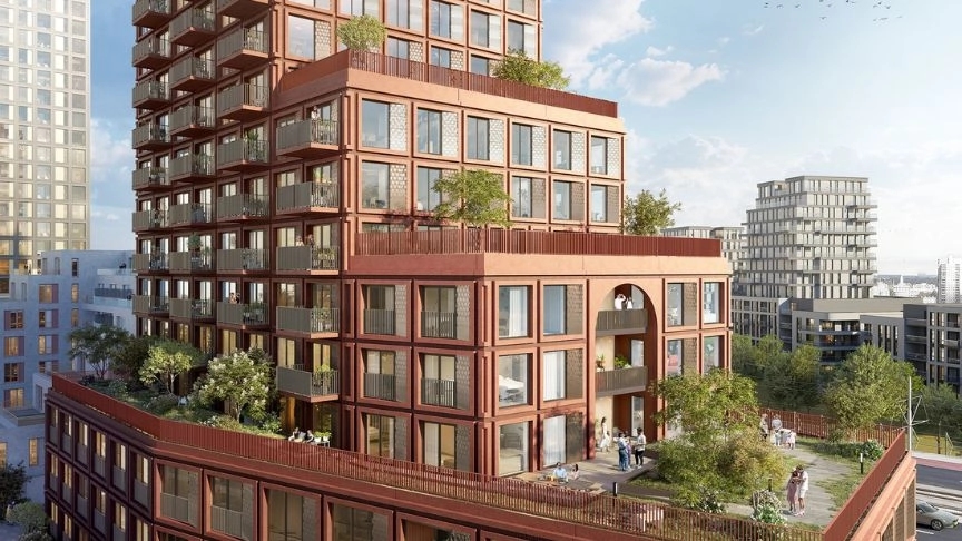 nieuwbouwproject Atlas Rotterdam detail gebouw