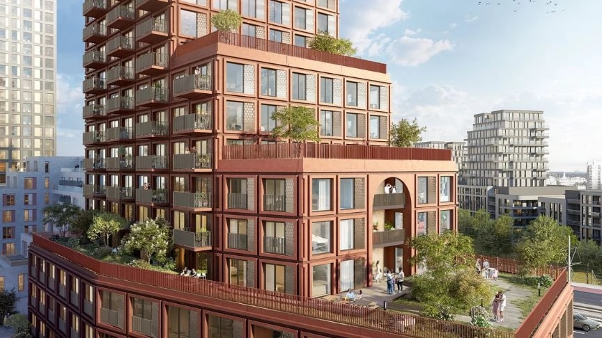 nieuwbouwproject Atlas Rotterdam detail gebouw