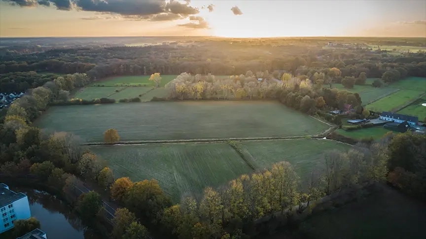 Buitenplaats Kraaijenburg luchtfoto