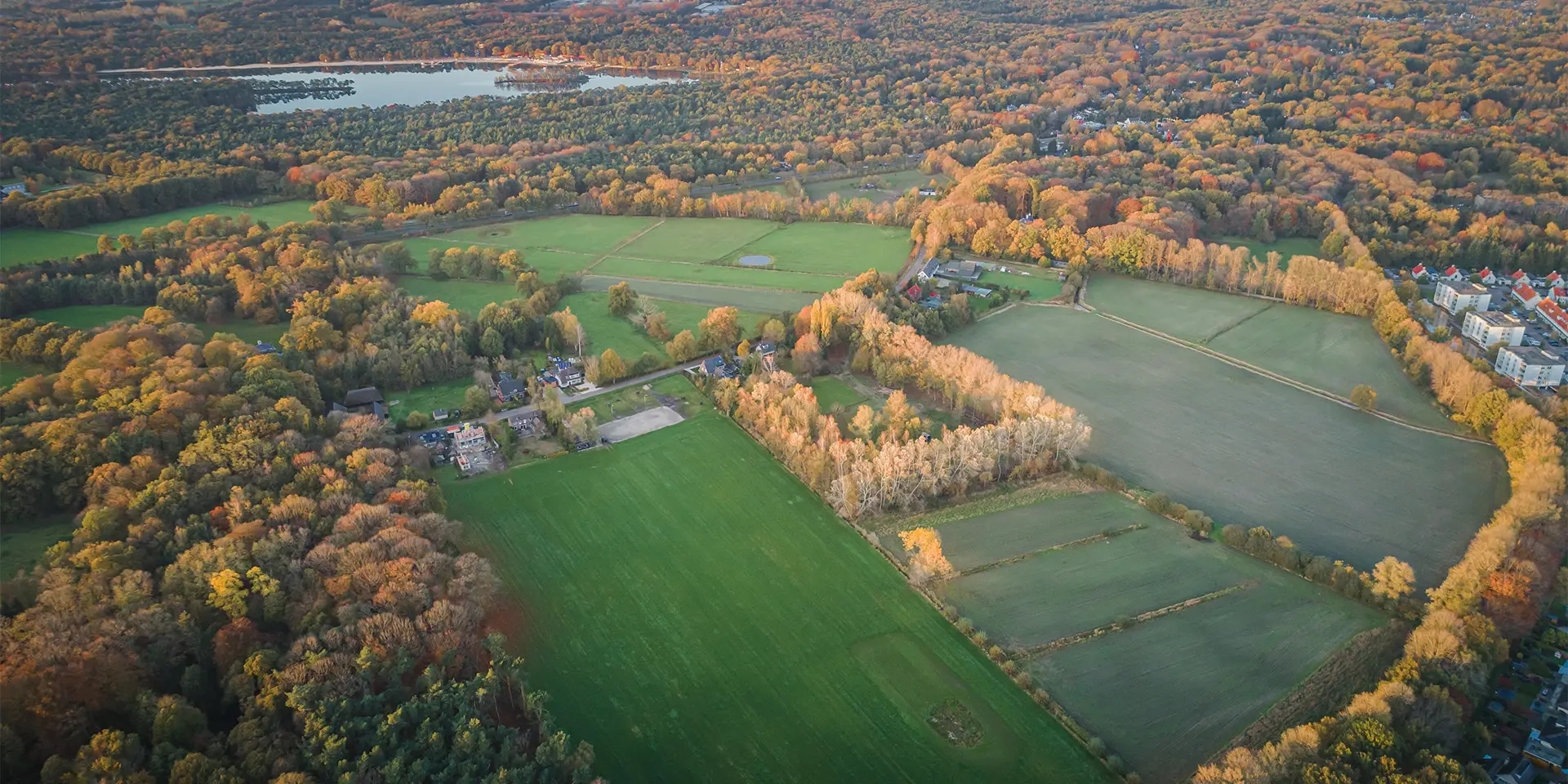 Buitenplaats Kraaijenberg Vught met IJzeren Man op achtergrond