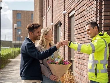 Zorgeloos je sleutels in ontvangst nemen